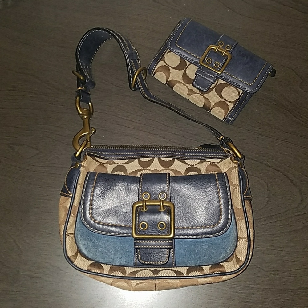 Coach purse and wallet